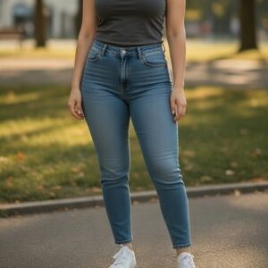 Talbots Classic Blue Slim Ankle Jeans